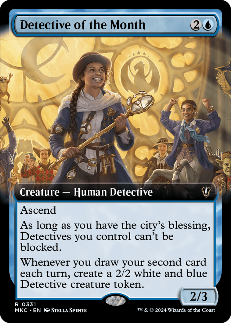 Detective of the Month (Extended Art) [Murders at Karlov Manor Commander] | Mindsight Gaming