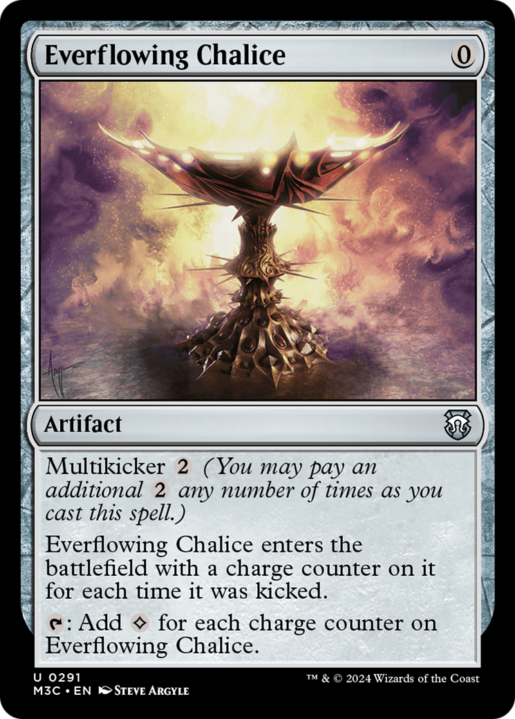 Everflowing Chalice (Ripple Foil) [Modern Horizons 3 Commander] | Mindsight Gaming