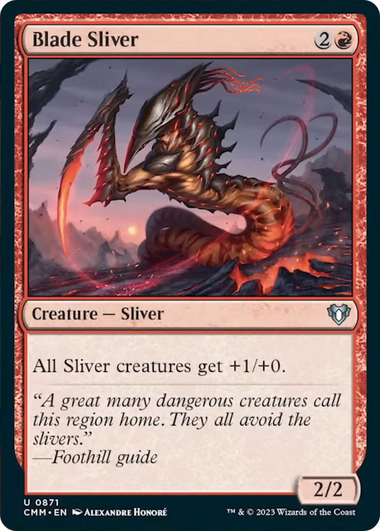 Blade Sliver [Commander Masters] | Mindsight Gaming