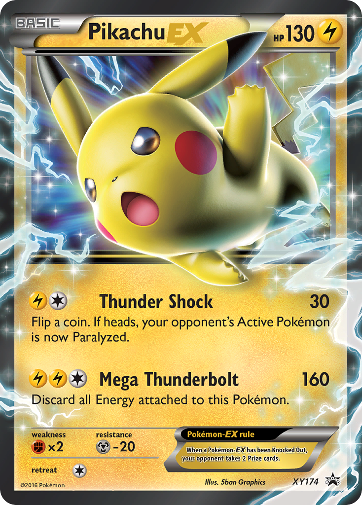 Pikachu EX (XY174) [XY: Black Star Promos] | Mindsight Gaming