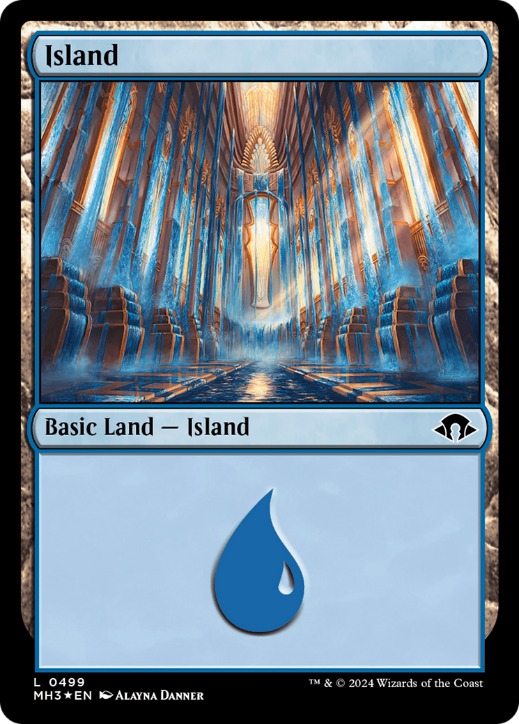 Island (0499) (Ripple Foil) [Modern Horizons 3] | Mindsight Gaming