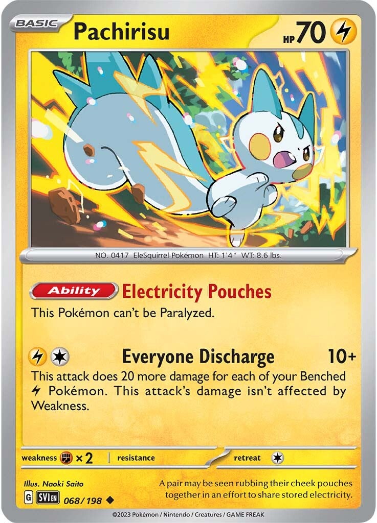 Pachirisu (068/198) [Scarlet & Violet: Base Set] | Mindsight Gaming