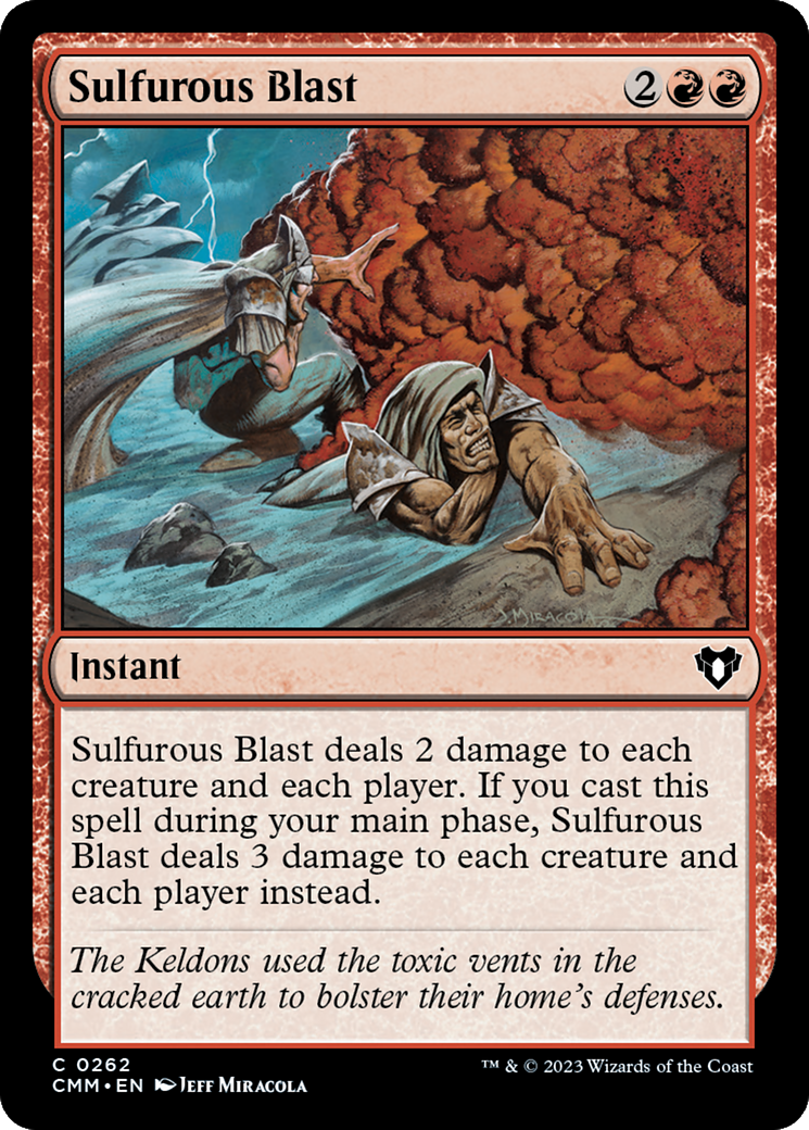 Sulfurous Blast [Commander Masters] | Mindsight Gaming