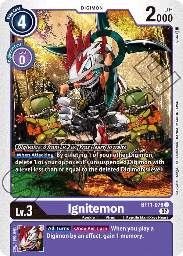 Ignitemon [BT11-076] [Dimensional Phase] | Mindsight Gaming