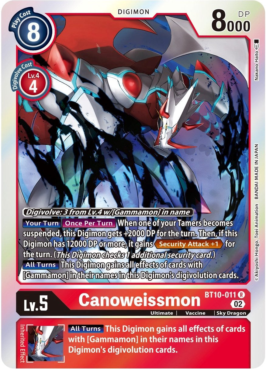 Canoweissmon [BT10-011] [Xros Encounter] | Mindsight Gaming