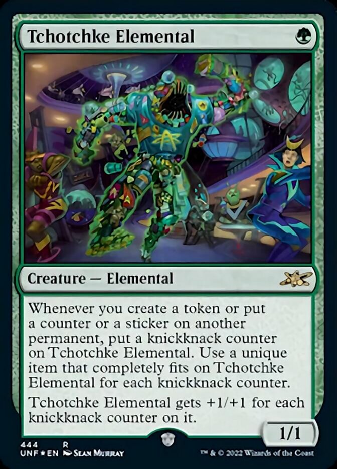 Tchotchke Elemental (Galaxy Foil) [Unfinity] | Mindsight Gaming