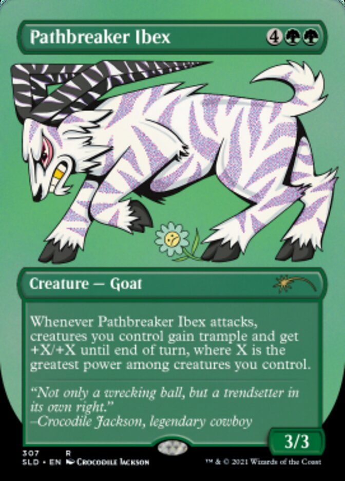 Pathbreaker Ibex (Borderless) [Secret Lair Drop Series] | Mindsight Gaming