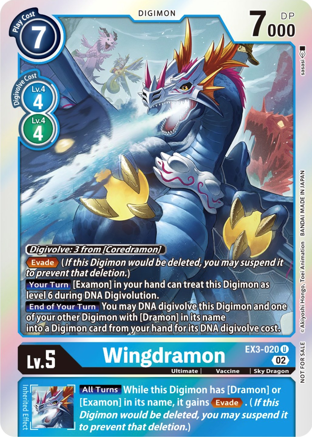 Wingdramon [EX3-020] (Alternate Art) [Draconic Roar] | Mindsight Gaming