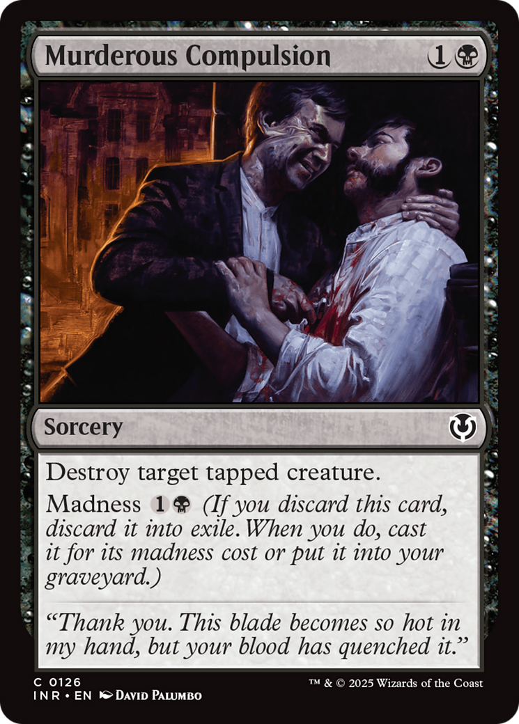 Murderous Compulsion [Innistrad Remastered] | Mindsight Gaming