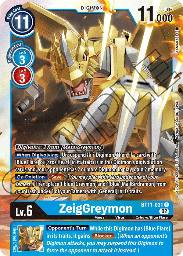 ZeigGreymon [BT11-031] [Dimensional Phase] | Mindsight Gaming