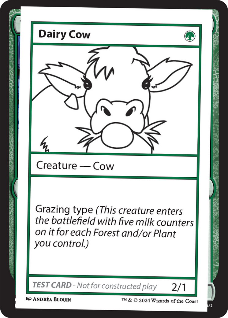 Dairy Cow [Mystery Booster 2 Playtest Cards] | Mindsight Gaming