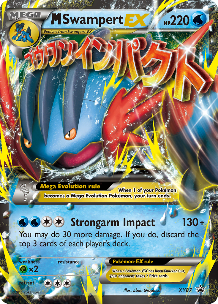 M Swampert EX (XY87) [XY: Black Star Promos] | Mindsight Gaming