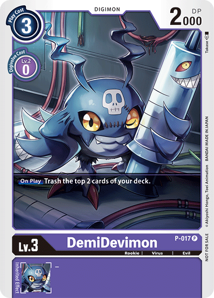 DemiDevimon [P-017] [Promotional Cards] | Mindsight Gaming