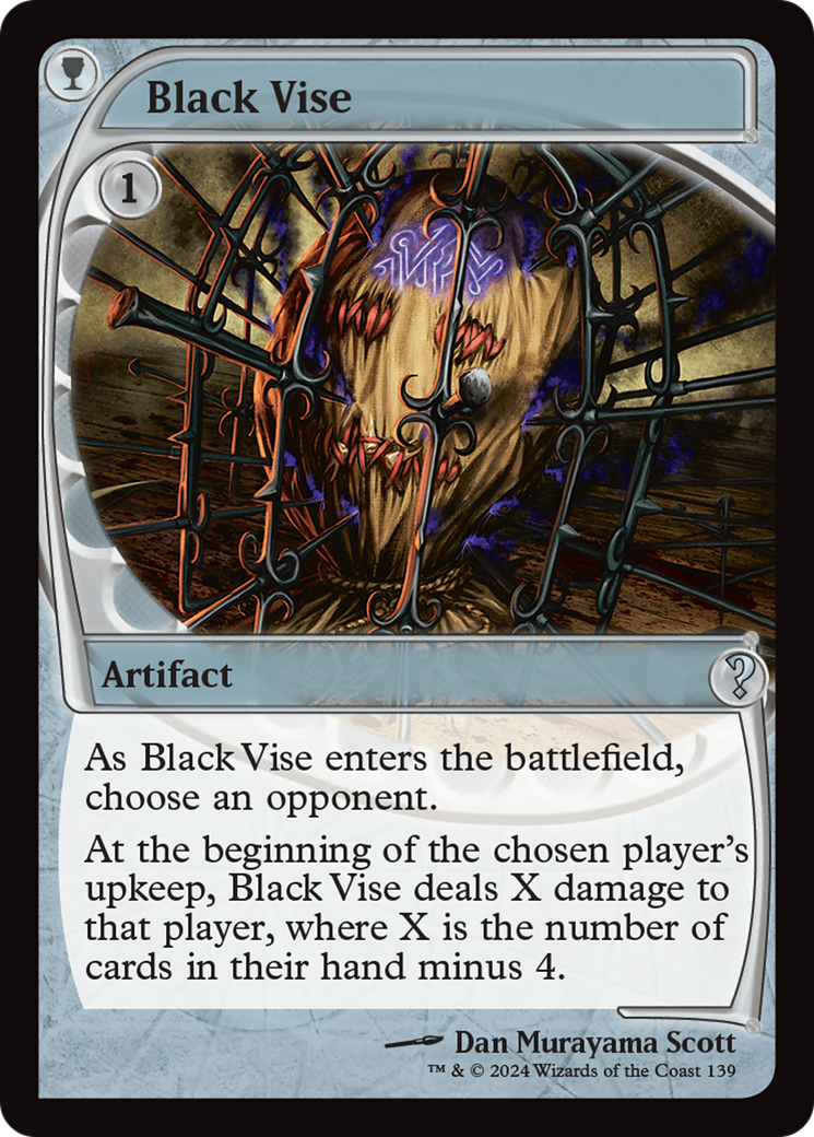 Black Vise (Future Sight) [Mystery Booster 2] | Mindsight Gaming