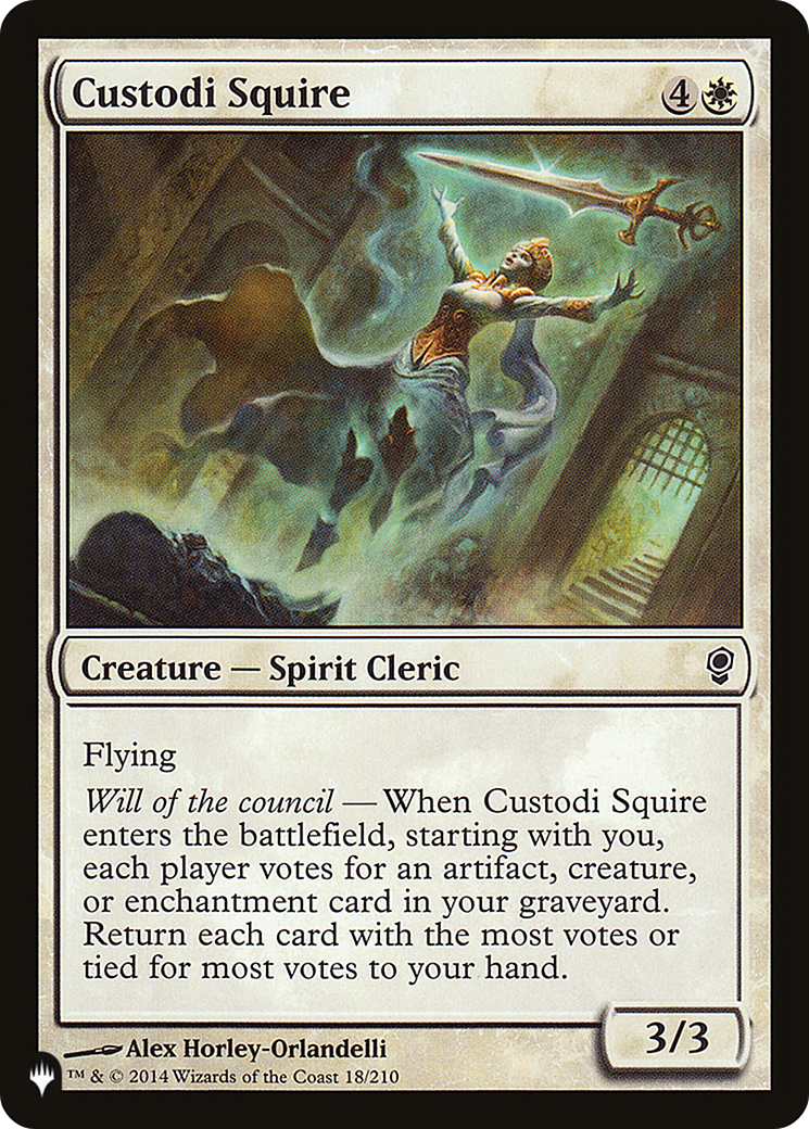 Custodi Squire [The List Reprints] | Mindsight Gaming