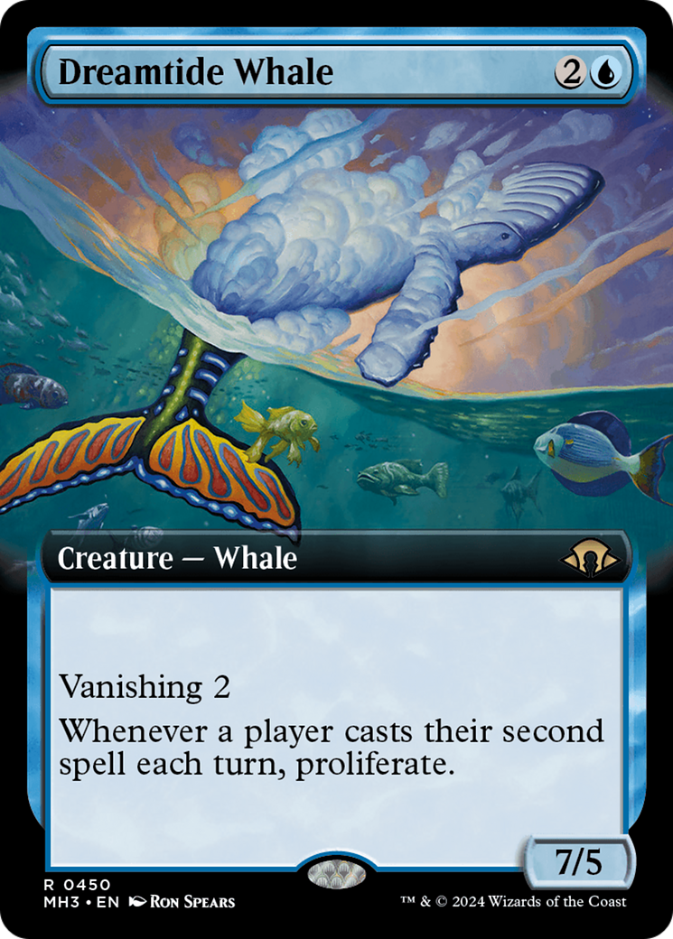 Dreamtide Whale (Extended Art) [Modern Horizons 3] | Mindsight Gaming