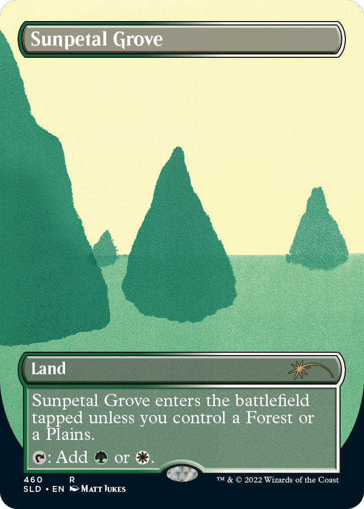 Sunpetal Grove (Borderless) [Secret Lair Drop Series] | Mindsight Gaming