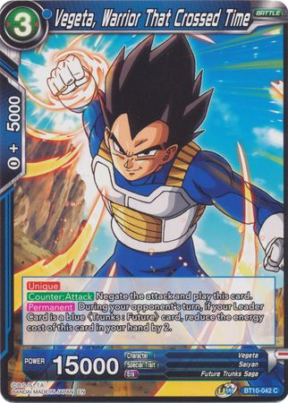 Vegeta, Warrior That Crossed Time (BT10-042) [Rise of the Unison Warrior 2nd Edition] | Mindsight Gaming