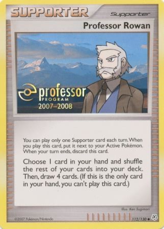 Professor Rowan (112/130) (2007) [Professor Program Promos] | Mindsight Gaming