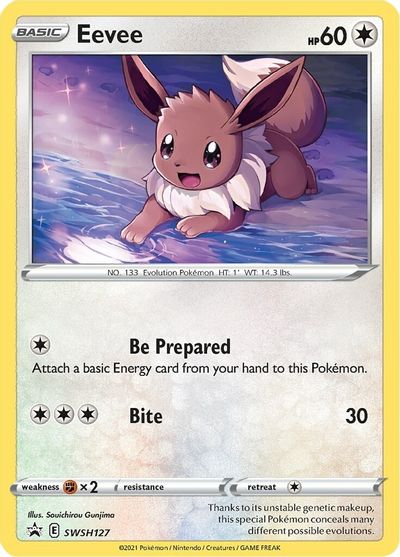 Eevee (SWSH127) [Sword & Shield: Black Star Promos] | Mindsight Gaming