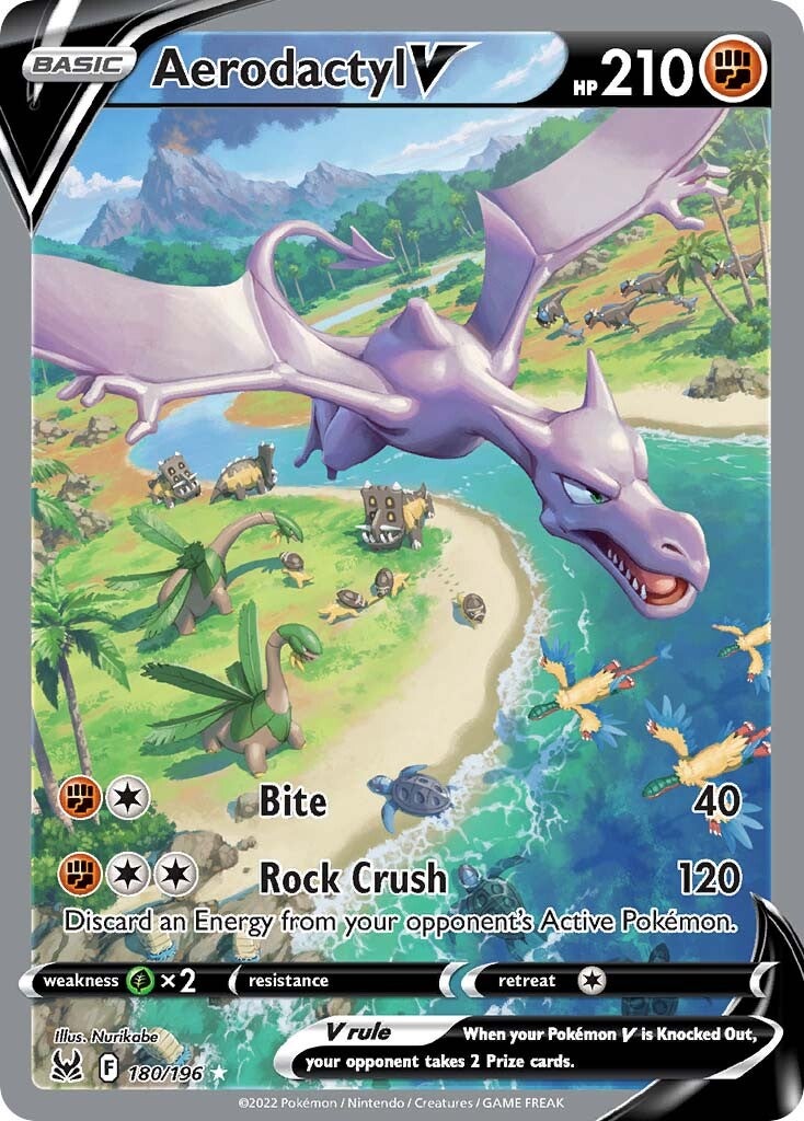 Aerodactyl V (180/196) [Sword & Shield: Lost Origin] | Mindsight Gaming