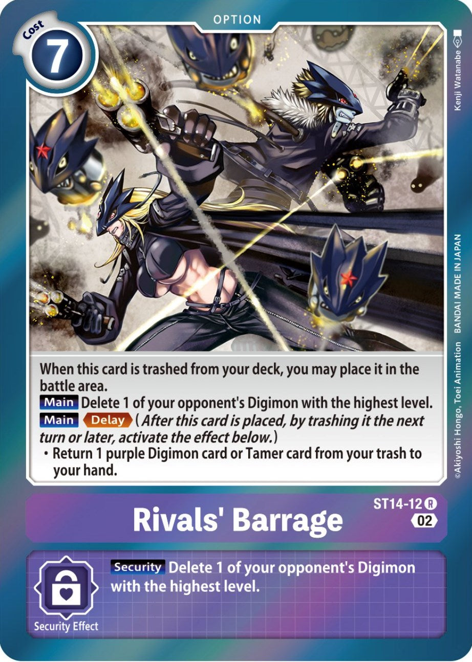 Rival's Barrage [ST14-12] [Starter Deck: Beelzemon Advanced Deck Set] | Mindsight Gaming