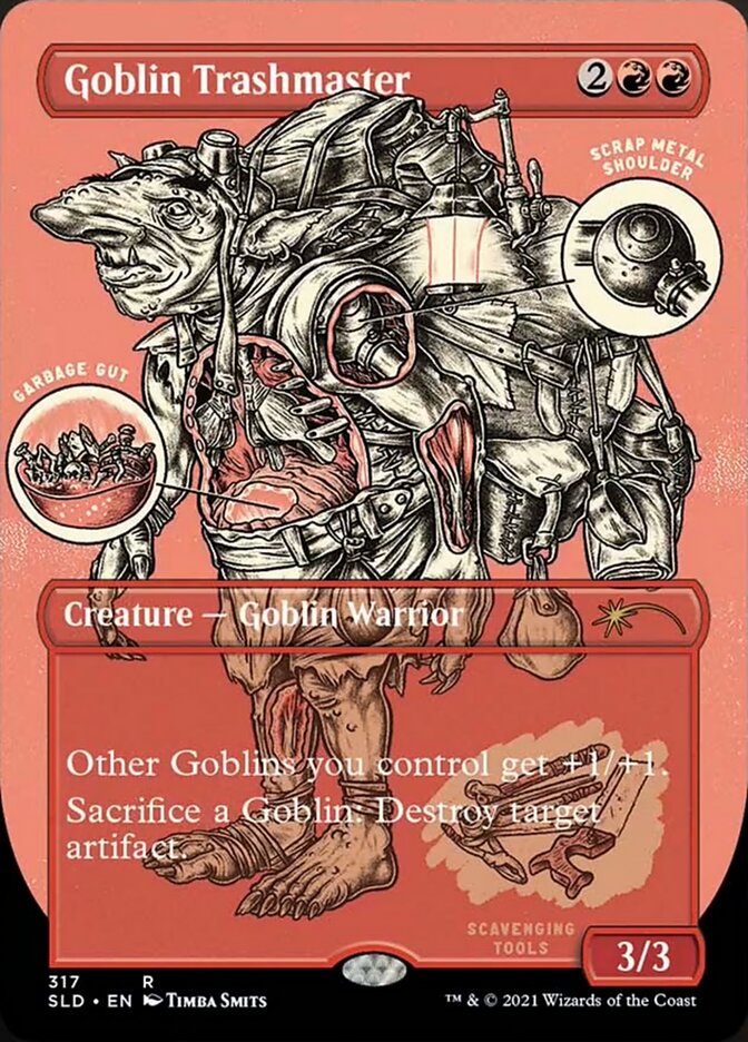 Goblin Trashmaster (Borderless Foil Etched) [Secret Lair Drop Series] | Mindsight Gaming