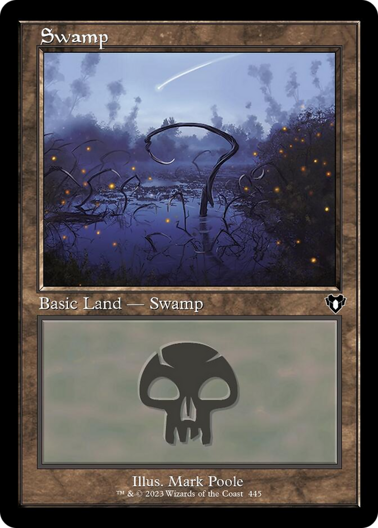 Swamp (445) (Retro) [Commander Masters] | Mindsight Gaming