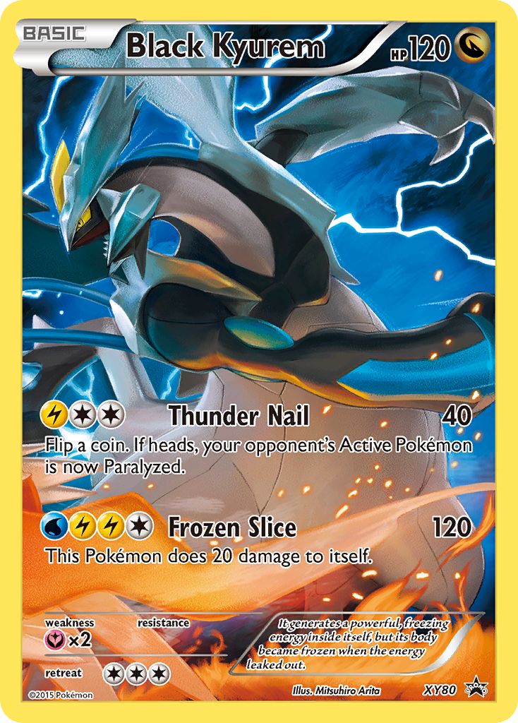 Black Kyurem (XY80) (Full Art Promo) [XY: Black Star Promos] | Mindsight Gaming