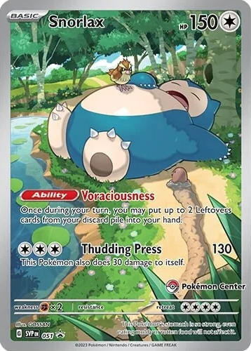 Snorlax (051) (Pokemon Center) [Scarlet & Violet: Black Star Promos] | Mindsight Gaming