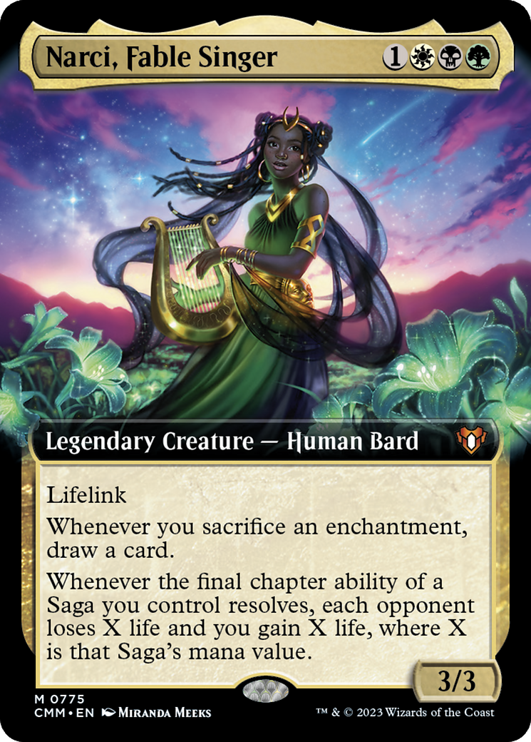 Narci, Fable Singer (Extended Art) [Commander Masters] | Mindsight Gaming