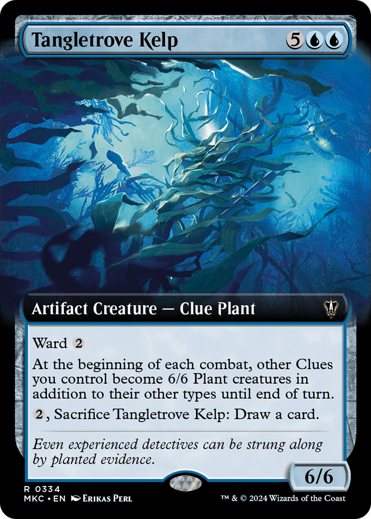 Tangletrove Kelp (Extended Art) [Murders at Karlov Manor Commander] | Mindsight Gaming