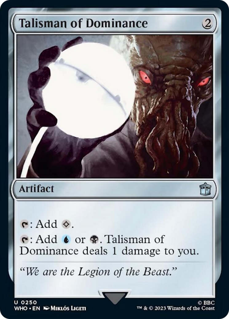 Talisman of Dominance [Doctor Who] | Mindsight Gaming