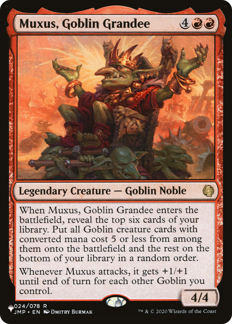 Muxus, Goblin Grandee [The List] | Mindsight Gaming