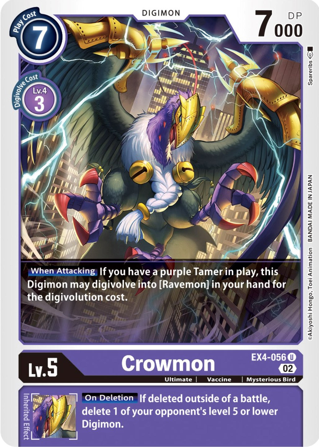 Crowmon [EX4-056] [Alternative Being Booster] | Mindsight Gaming