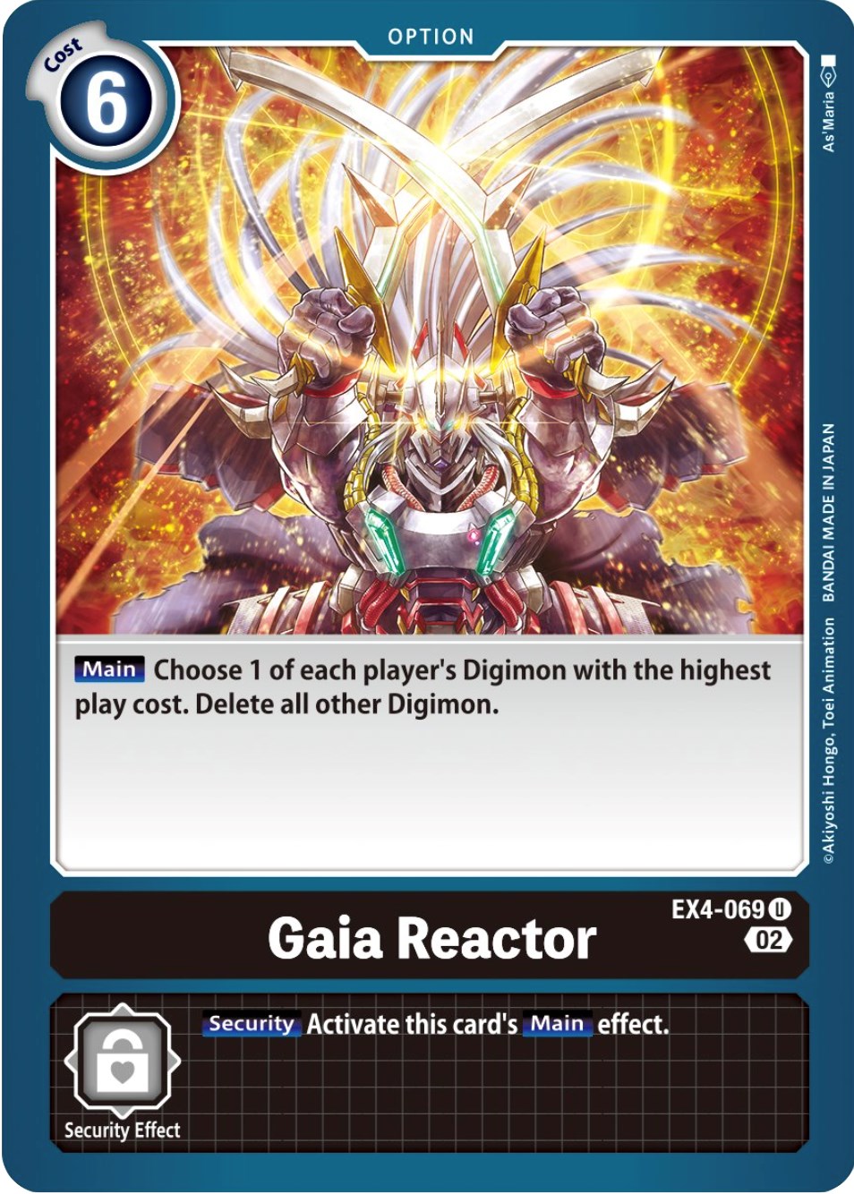 Gaia Reactor [EX4-069] [Alternative Being Booster] | Mindsight Gaming