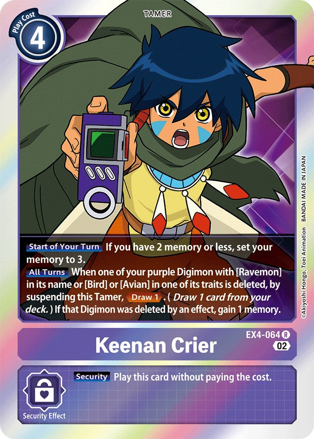 Keenan Crier [EX4-064] [Alternative Being Booster] | Mindsight Gaming