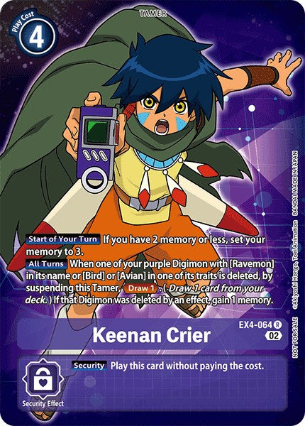 Keenan Crier [EX4-064] (Alternate Art) [Alternative Being Booster] | Mindsight Gaming