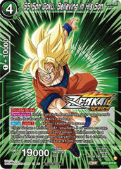 SS Son Goku, Believing in His Son (Event Pack 12) (BT21-077) [Tournament Promotion Cards] | Mindsight Gaming