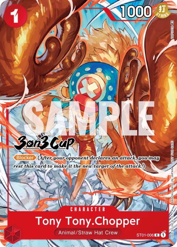 Tony Tony.Chopper (3-on-3 Cup) [Participant] [One Piece Promotion Cards] | Mindsight Gaming