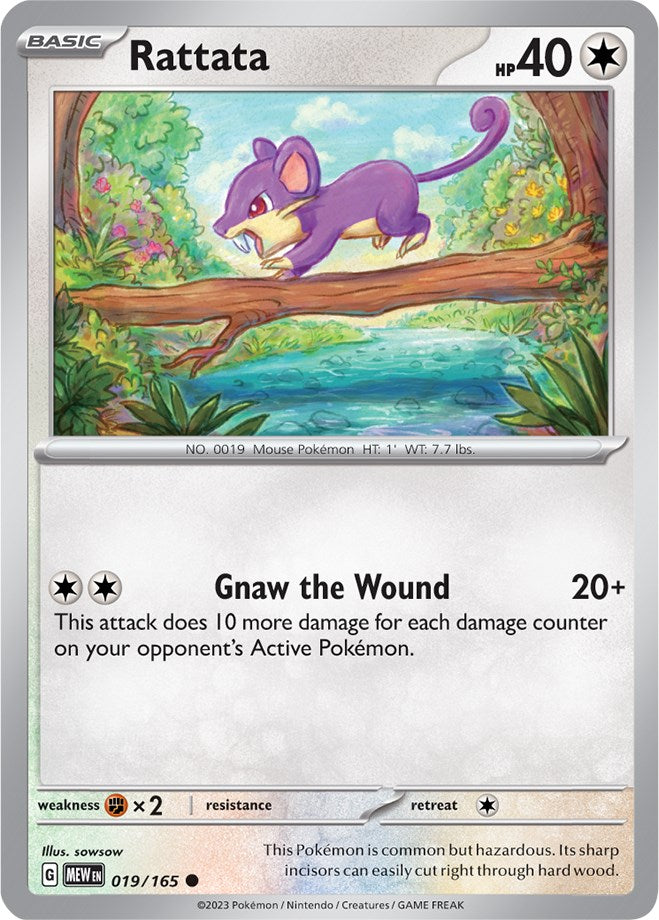 Rattata (019/165) [Scarlet & Violet: 151] | Mindsight Gaming