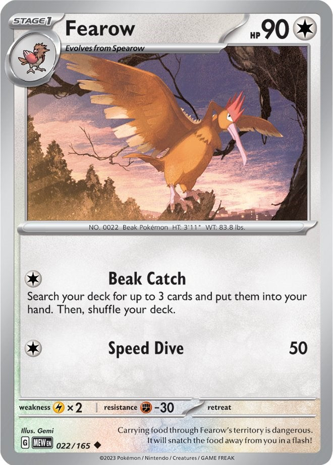 Fearow (022/165) [Scarlet & Violet: 151] | Mindsight Gaming