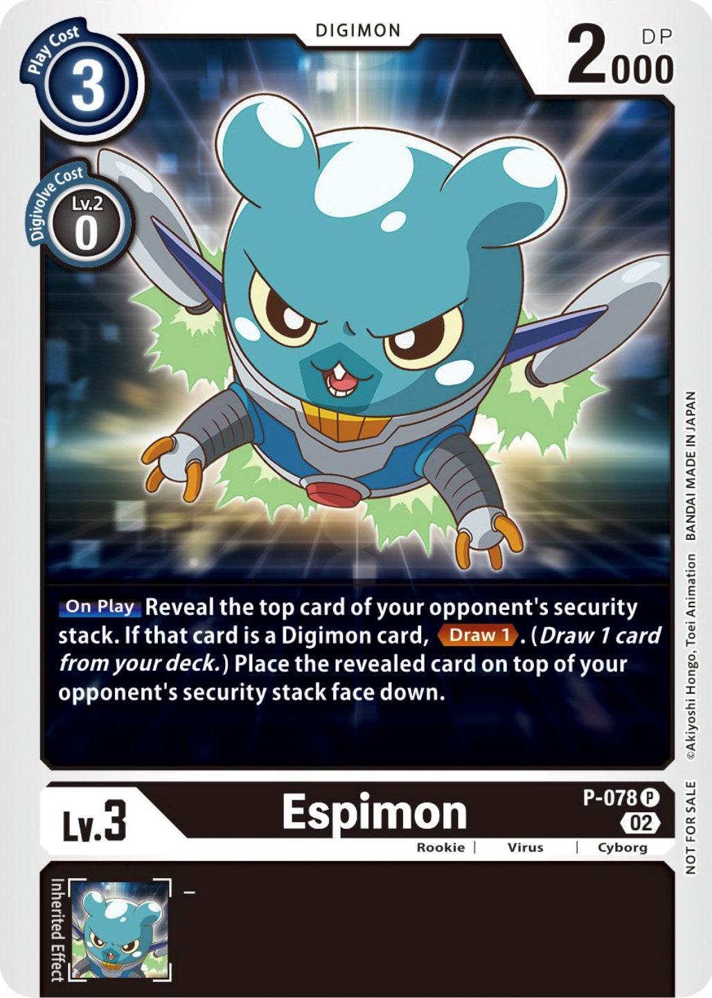 Espimon [P-078] (Versus Royal Knight Booster Pre-Release Pack) [Promotional Cards] | Mindsight Gaming