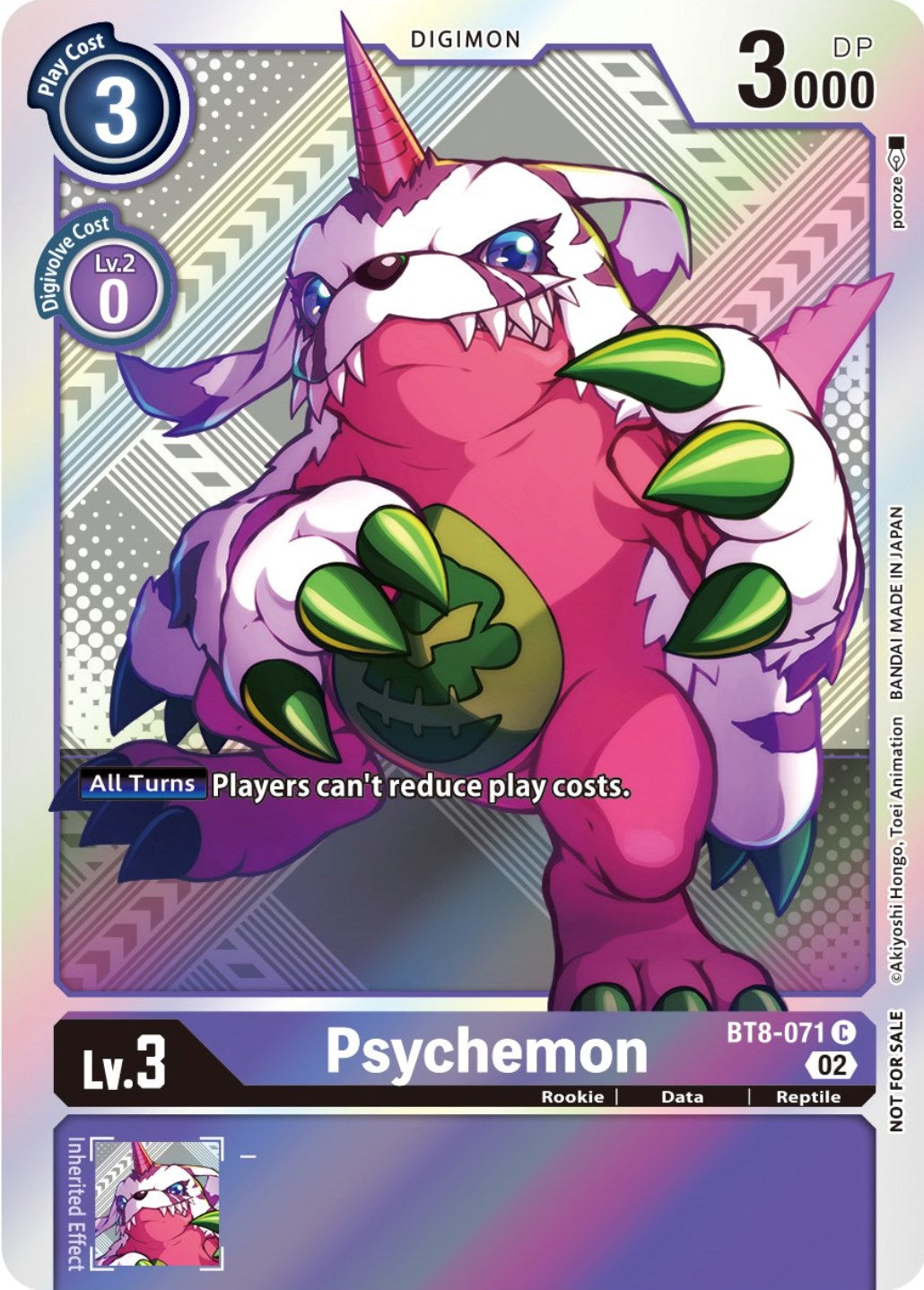 Psychemon [BT8-071] (Versus Royal Knight Booster Pre-Release Pack) [New Awakening Promos] | Mindsight Gaming