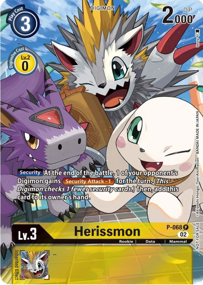 Herissmon [P-068] (Official Tournament Pack Vol. 10) [Promotional Cards] | Mindsight Gaming