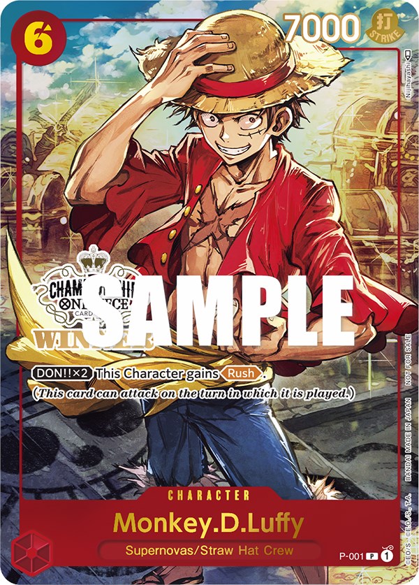 Monkey.D.Luffy (Store Championship Trophy Card) [One Piece Promotion Cards] | Mindsight Gaming