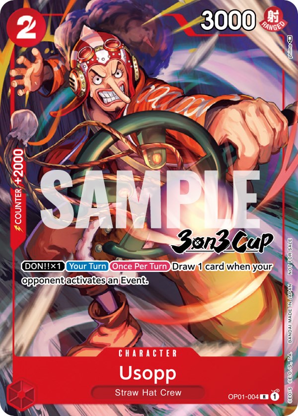 Usopp (3-on-3 Cup) [Participant] [One Piece Promotion Cards] | Mindsight Gaming