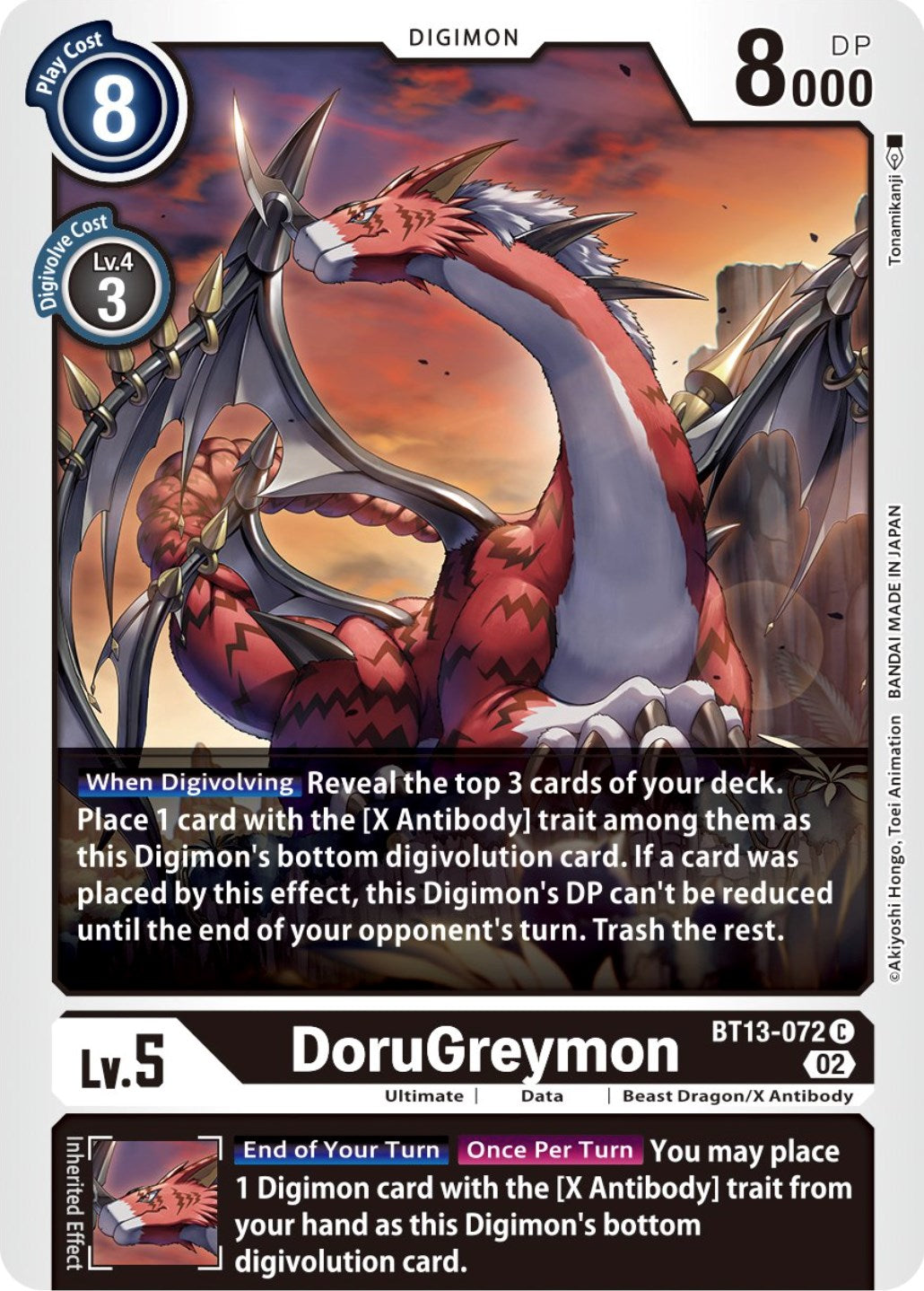 DoruGreymon [BT13-072] [Versus Royal Knights Booster] | Mindsight Gaming