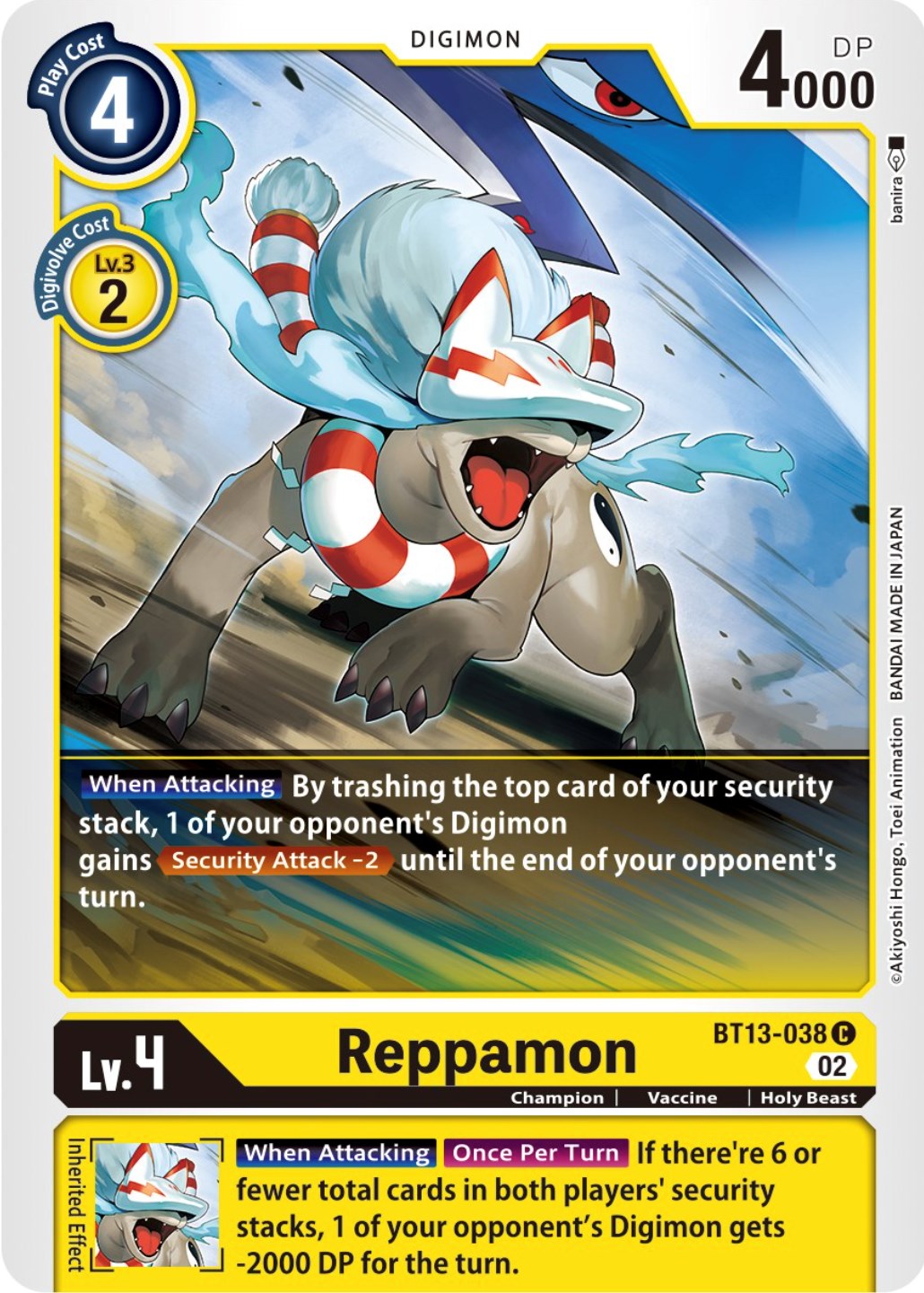 Reppamon [BT13-038] [Versus Royal Knights Booster] | Mindsight Gaming