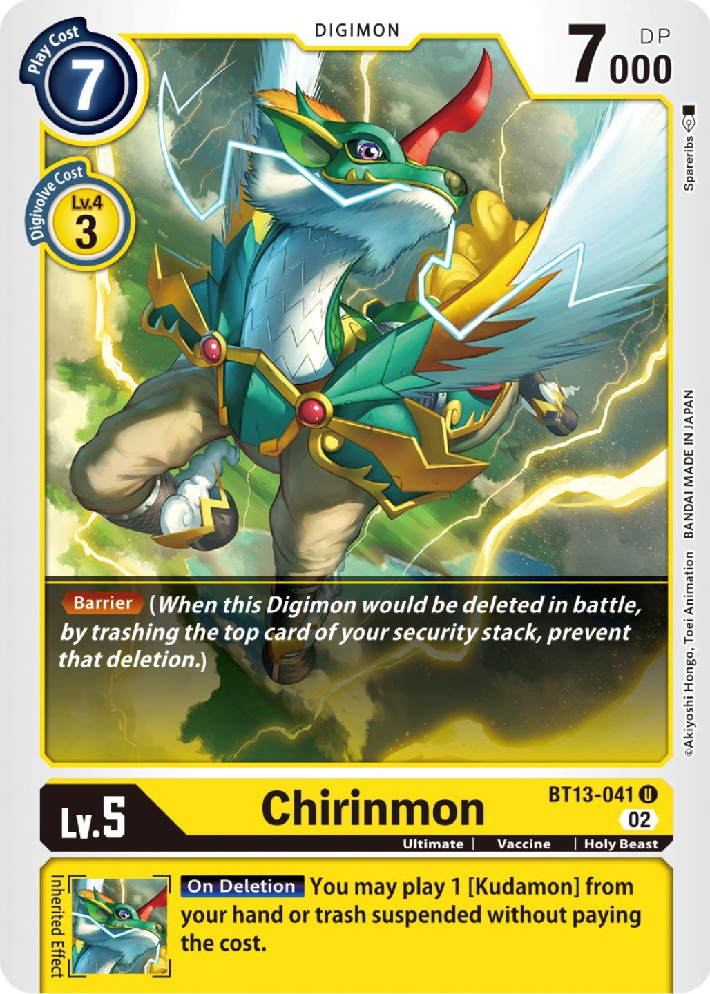 Chirinmon [BT13-041] [Versus Royal Knights Booster] | Mindsight Gaming